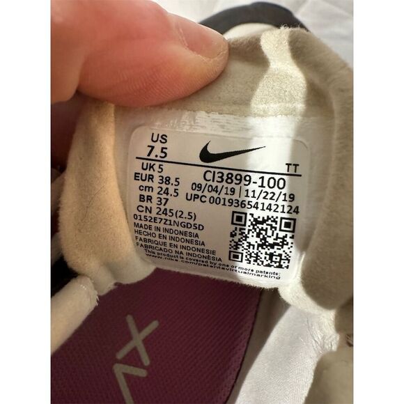 Nike Women's Air Max 270 React Multicolor Sneakers 7.5 Running Walking Active - Picture 9 of 9